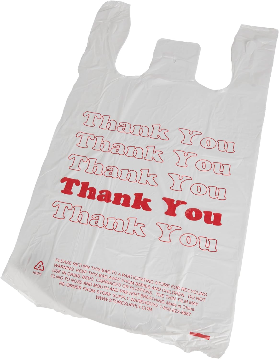 THANK-YOU T-SHIRT PLASTIC BAG